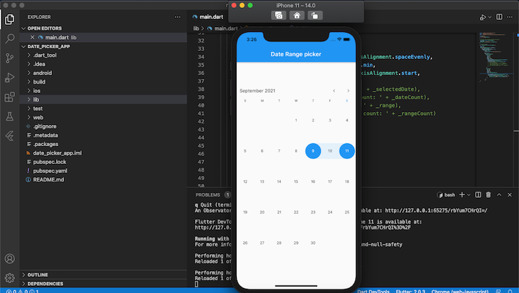 Syncfusion Flutter Datepicker 新应用